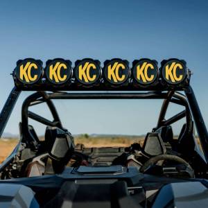 KC HiLites - KC HiLiTES 2022+ Polaris RZR Pro XP 39in. Pro6 Gravity LED 6-Light 120w Combo Beam - 91343 - Image 9