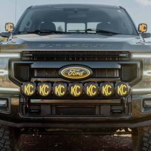 KC HiLites - KC HiLiTES 2017+ Ford Super Duty Gravity LED Pro6 7-Light Bar Kit - Front Bumper - 91346 - Image 5