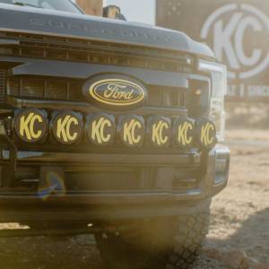 KC HiLites - KC HiLiTES 2017+ Ford Super Duty Gravity LED Pro6 7-Light Bar Kit - Front Bumper - 91346 - Image 7