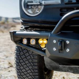 KC HiLites - KC HiLiTES 21-24 Ford Bronco Hybrid Front Bumper SAE LED Light Kit - 97169 - Image 4