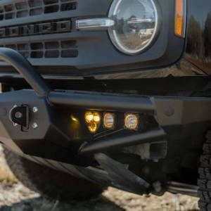 KC HiLites - KC HiLiTES 21-24 Ford Bronco Hybrid Front Bumper SAE LED Light Kit - 97169 - Image 6