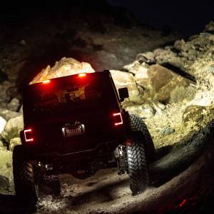 KC HiLites - KC HiLiTES 18-24 Jeep Wrangler JL 28in Rear-Facing Multi-Function Chase LED Light Bar Kit - 98013 - Image 3