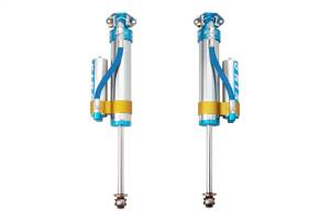 King Shocks 97-06 Jeep Wrangler TJ Rear 2.5 Dia Piggy Hose Reservoir Shock 0-2in Lift (Pair) - 25001-161