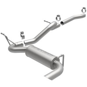 Magnaflow - MagnaFlow 12-14 Jeep Wrangler 3.6L Single Straight Rear P/S Exit Stainless C/b Perf Exhaust-Comp - 15118 - Image 2