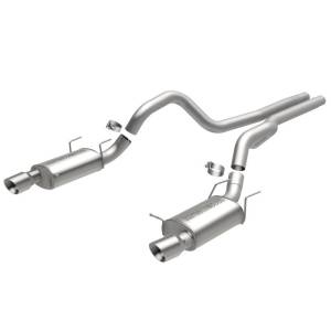 Magnaflow - MagnaFlow 13 Ford Mustang Dual Split Rear Exit Stainless Cat Back Performance Exhaust (Street) - 15149 - Image 2