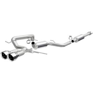 Magnaflow - MagnaFlow 13 Ford Focus 2.0L Turbocharged ST Dual Center Rear Exit Stainless Cat Back Perf Exhaust - 15155 - Image 2