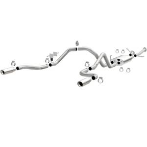 MagnaFlow 14 Toyota Tundra V8 4.6L/5.7L Stainless Cat Back Exhaust Dual Split Rear Exit - 15305