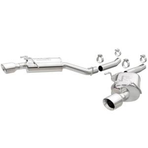 MagnaFlow Axle-Back Stainless Dual Split 4in Polished Tips 10-15 Chevrolet Camaro Convert. 3.6L V6 - 15354