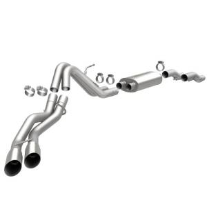 MagnaFlow 11 Ford F-150 3.7L/5.0L/6.2L SS Catback Exhaust Dual Same Side Exit w/ 3.5in SS Tips - 15461