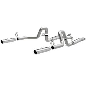 Magnaflow - MagnaFlow 99-04 Mustang Mach 1 V8 4.6L Dual Split Rear Exit Stainless Cat-Back Performance Exhaust - 16394 - Image 2