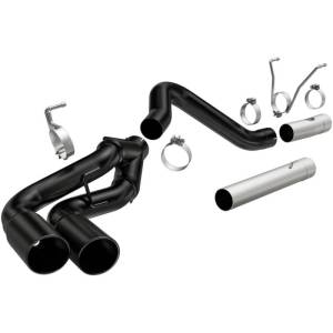 MagnaFlow 07-17 Dodge Ram 2500/3500 6.7L DPF-Back Black 4in Dual Single Passenger Side Rear Exit - 17070