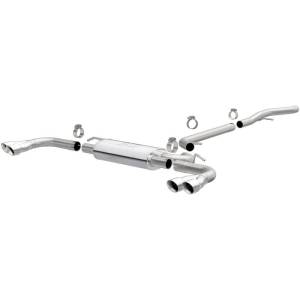 MagnaFlow 15-17 GMC Terrain V6 3.6L 409SS Cat-Back Exhaust Quad Split Rear with 3in Polished Tips - 19114