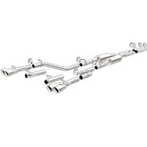 Magnaflow - MagnaFlow Cat-Back, SS, 2.5in, Quad Split Rear 3.5in Tip 2015 Dodge Challenger 3.6L V6 - 19217 - Image 2