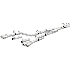 Magnaflow - MagnaFlow Cat-Back, SS, 2.5in, Quad Split Rear 3.5in Tip 2015 Dodge Challenger 3.6L V6 - 19217 - Image 3