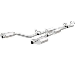 MagnaFlow Cat-Back SS 2.5in Dual Split Rear Exit (OEM Tips) 15-16 Dodge/Chrysler Charger/300 5.7L V8 - 19226