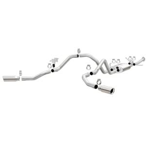 MagnaFlow Cat-Back 10-15 Toyota Tundra SC LB / CC SB 4.6L/5.7L V8 SS 2.5 Dual Split Rear 4in Tip - 19232