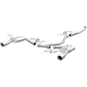 MagnaFlow Cat-Back 2016 Honda Civic (Sedan Only) 1.5L L4 Turbo 2.25in SS Dual Outlet - 19312