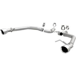 MagnaFlow 2015-2017 Ford Mustang V6 3.7L Race Series Axle Back w/ Dual Polished Tips - 19345