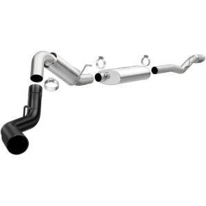 MagnaFlow 14-18 Chevrolet Silverado 1500 4in Single Exit Stainless Steel Cat-Back Exhaust w/Blk Tip - 19375