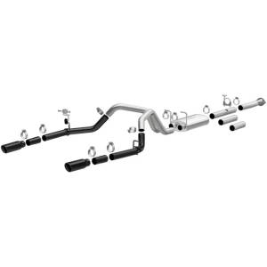 MagnaFlow 11-19 Chevrolet Silverado 2500/3500 HD V8-6.0L Dual Split Cat-Back Exhaust w/Black Tips - 19377