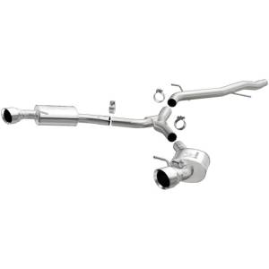 MagnaFlow CatBack 18-19 Audi A5 Dual Exit Polished Stainless Exhaust - 3in Main Piping Diameter - 19390