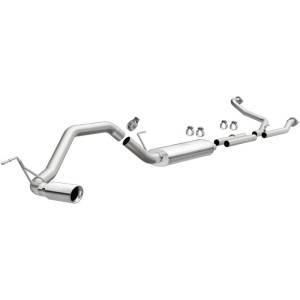 MagnaFlow CatBack 07-15 Nissan Titan V8 LGAS/LFLEX Single MF Polished Stainless Exhaust - 19421