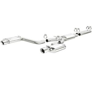 Magnaflow - MagnaFlow CatBack 07-15 Nissan Titan V8 LGAS/LFLEX Single MF Polished Stainless Exhaust - 19421 - Image 2