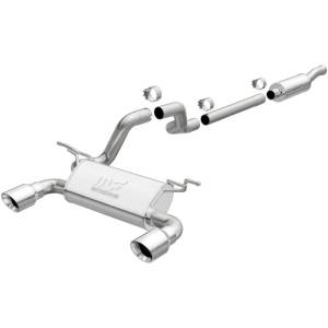 MagnaFlow 2018 Jeep Wrangler L4-2.0L 3in 409SS Cat-Back Exhaust System w/Dual Split Rear Exit - 19438