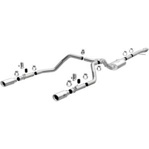 MagnaFlow 2019 Chevy Silverado 1500 V8 5.3L/V6 4.3 Street Series Dual Exit Exhaust w/ Polished Tips - 19471