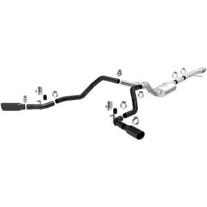 MagnaFlow 2019 Chevy Silverado 1500 V8 5.3L Street Series Dual Split Exit Exhaust w/ Black Tips - 19474