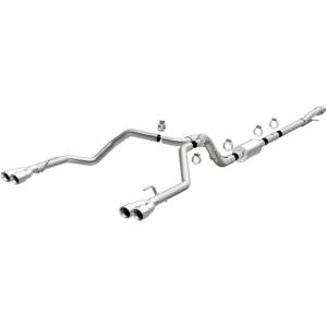 MagnaFlow 2019 Chevy Silverado 1500 V8 5.3L Street Series Quad Split Rear Exhaust w/ Polished Tips - 19477