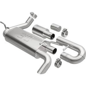 MagnaFlow 07-18 Jeep Wrangler JK Overland Series Axle-Back Exhaust System - 19668