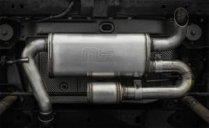 Magnaflow - MagnaFlow 07-18 Jeep Wrangler JK Overland Series Axle-Back Exhaust System - 19668 - Image 2