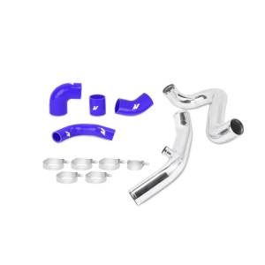 Mishimoto Mitsubishi Lancer Evolution 7/8/9 BLUE Upper Intercooler Pipe Kit - MMICP-EVO-01UBL