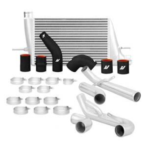 Mishimoto 08+ Mitsubishi Evo X Front-Mount Intercooler Kit - Silver - MMINT-EVO-10KSL