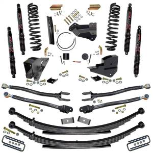 Skyjacker 4 In. Suspension Lift Kit 4-Link w/ Black MAX Shocks - F234524KS-B