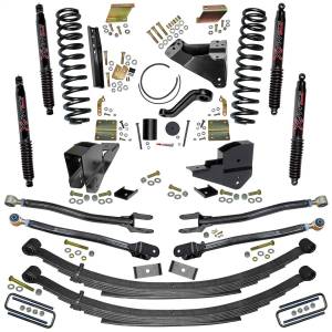 Skyjacker 6 In. Suspension Lift Kit 4-Link w/ Black MAX Shocks - F236524KS-B