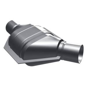 Magnaflow - MagnaFlow Conv Univ 2in Inlet/Outlet Angled Offset/Center Oval (California) - 444074 - Image 2