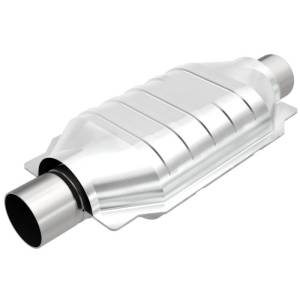 Magnaflow - MagnaFlow Conv Universal-Fit 2.25in Inlet/Outlet Center/Center Oval 12in Body/7in Width - 459005 - Image 2