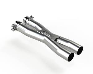 MBRP - MBRP 12-21 Ferrari 812SF/812GTS/F12 6.3L/ 6.5L 3in Resonator Delete X-Pipe - T304 - S3900304 - Image 1