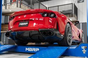 MBRP - MBRP 12-21 Ferrari 812SF/812GTS/F12 6.3L/ 6.5L 3in Resonator Delete X-Pipe - T304 - S3900304 - Image 3