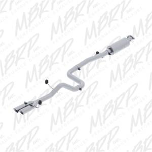 MBRP 14-19 Ford Fiesta ST 1.6L EcoBoost 3in Dual Outlet Alum Cat Back - S4202AL