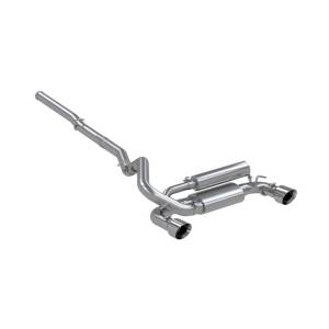 MBRP - MBRP 2016+ Ford Focus RS 3in Aluminized Dual Outlet Cat-Back Exhaust - S4203AL - Image 2