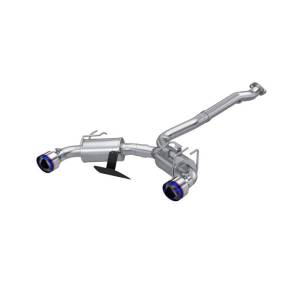 MBRP 2023 Toyota Corolla GR 1.6L T304 Stainless Steel 3in Cat-Back Dual Split Rear w/ Burnt End Tips - S43023BE