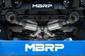 MBRP - MBRP 23-24 Nissan Z 3.0L Armor Pro T304 Stainless Steel 3in Cat-Back Dual Rear Exit w/ 5in OD Tips - S4408304 - Image 2