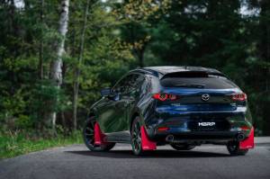 MBRP - MBRP 19-23 Mazda 3 Hatchback T304SS 2.5in Axle-Back, Dual Rear Exit w/Carbon Fiber Tips - S44503CF - Image 3