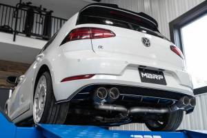 MBRP - MBRP 15-19 VW Golf R MK7/MK7.5 3in T304 Cat Back Exhaust w/ Carbon Fiber Tips - S46033CF - Image 7