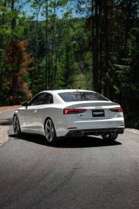 MBRP - MBRP 18-21 Audi S5 Coupe/S4 Sedan T304 SS 2.5in Cat-Back Quad Rear Exit Exhaust - Carbon Fiber Tips - S46073CF - Image 3