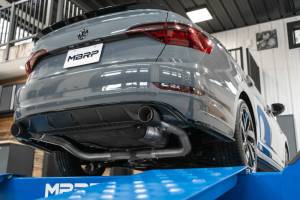 MBRP - MBRP 19-21 VW Jetta GLI T304 SS 3in Cat-Back Dual Split Rear Exit Exhaust - Carbon Fiber Tips - S46083CF - Image 2