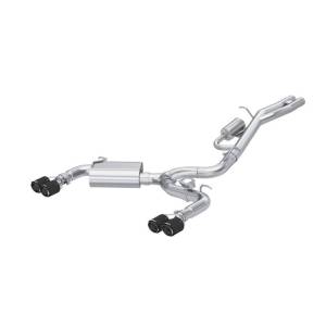 MBRP 2017-2020 Audi RS3 3in Cat-Back Exhaust Dual Split Rear w/ Carbon Fiber Tips - S46103CF